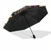 1pc Zodiac Wheel Folding Umbrella | Elegant Design, Fashionable Accessory, Durable Construction, Sturdy Ribs yy251107010