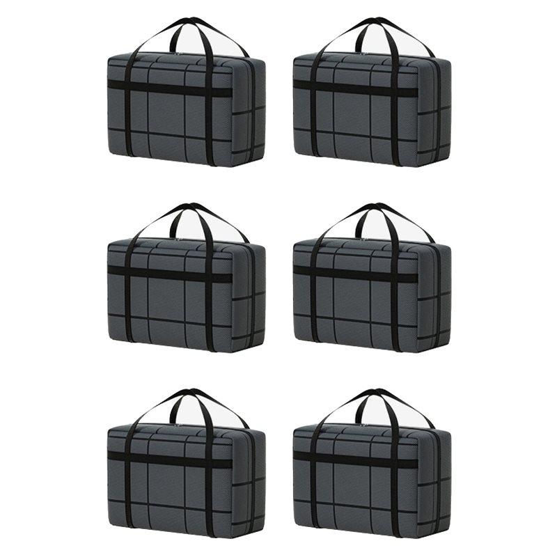 

6X Large-Capacity Clothes Quilt Storage Bag Moving Storage Bag Portable Hand-Held Dustproof Luggage Bag 40L