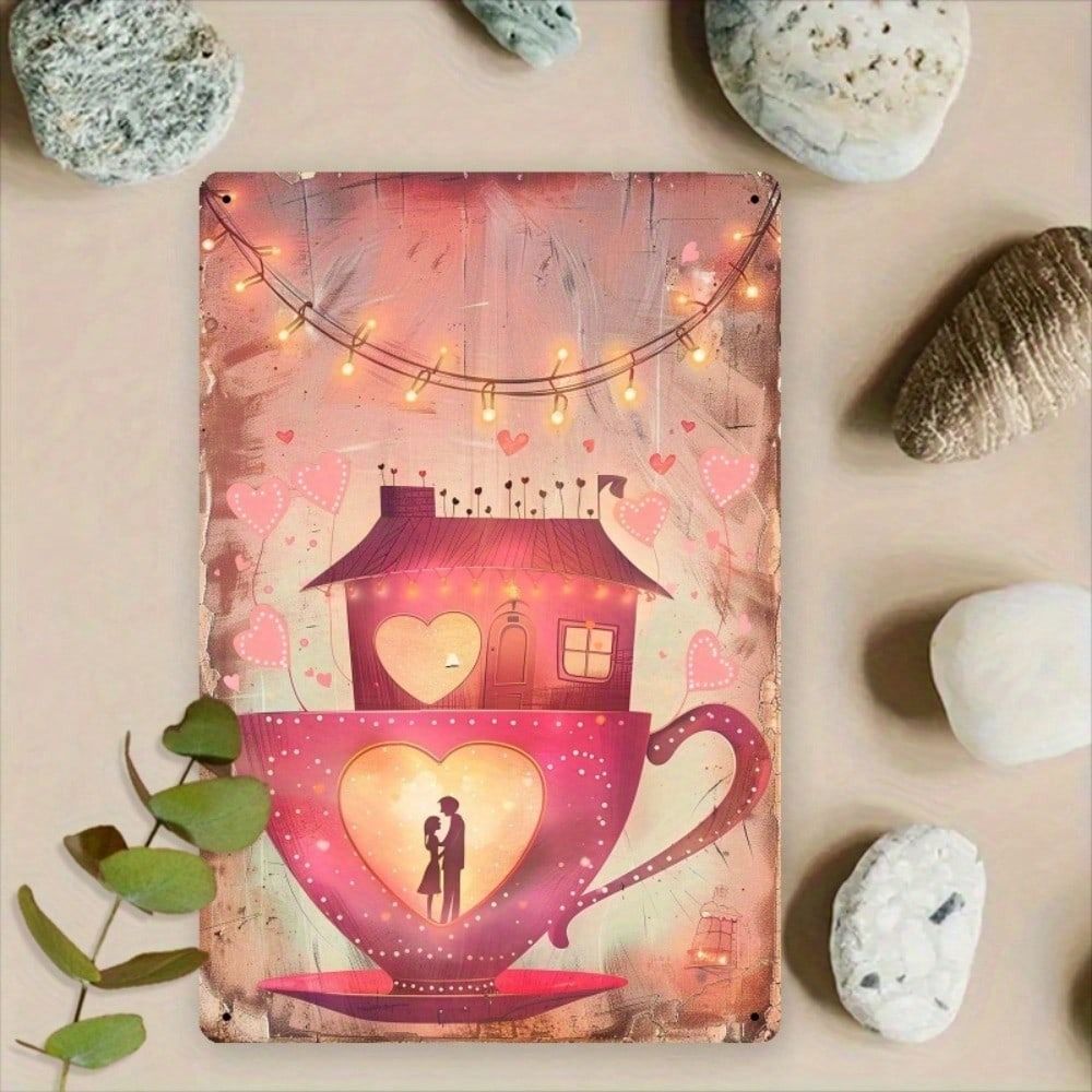 Металлическое Настенное Искусство Декор Жестяная Картина 20x30см