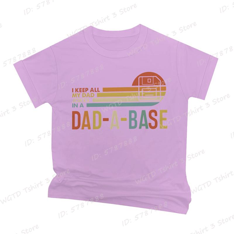 I Keep All My Dad Jokes In A Dadabase Tshirt Short Sleeve Fathers Day Tshirt New Daddy Shirt Dad Gifts Mens Tshirts