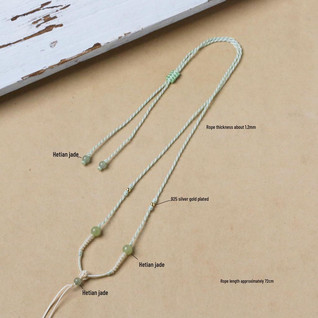 Handwoven Eight-Strand Braided Necklace Cord & Sweater Chain