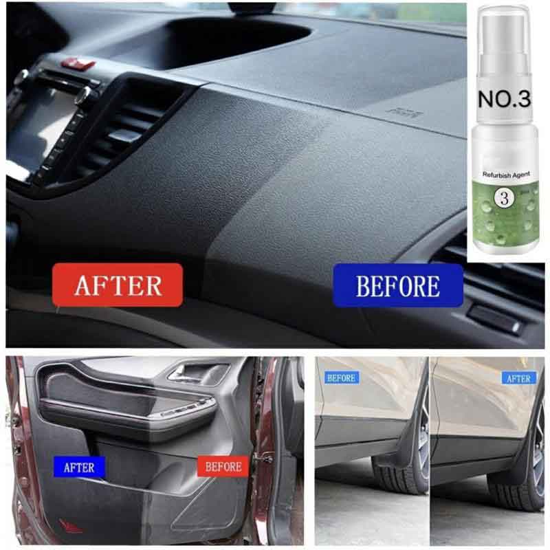 20ml Automotive Interior Leather Seats Plastic Maintenance Clean Detergent Refurbisher
