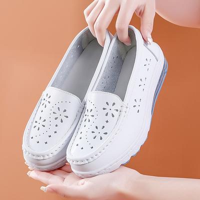 The New Nurse Shoes Are Comfortable Soft-soled Anti-slip Breathable and Versatile Flat Shoes for Women