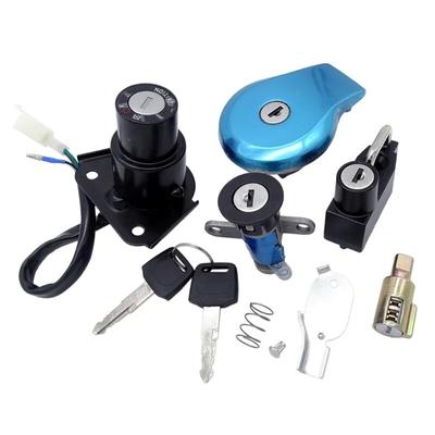 1 Set Motorcycle Ignition Switch Fuel Tank Cover Lock Set for Yamaha Virago Xv125 Vstar Xv250 Virago 250 400 535 750 1100
