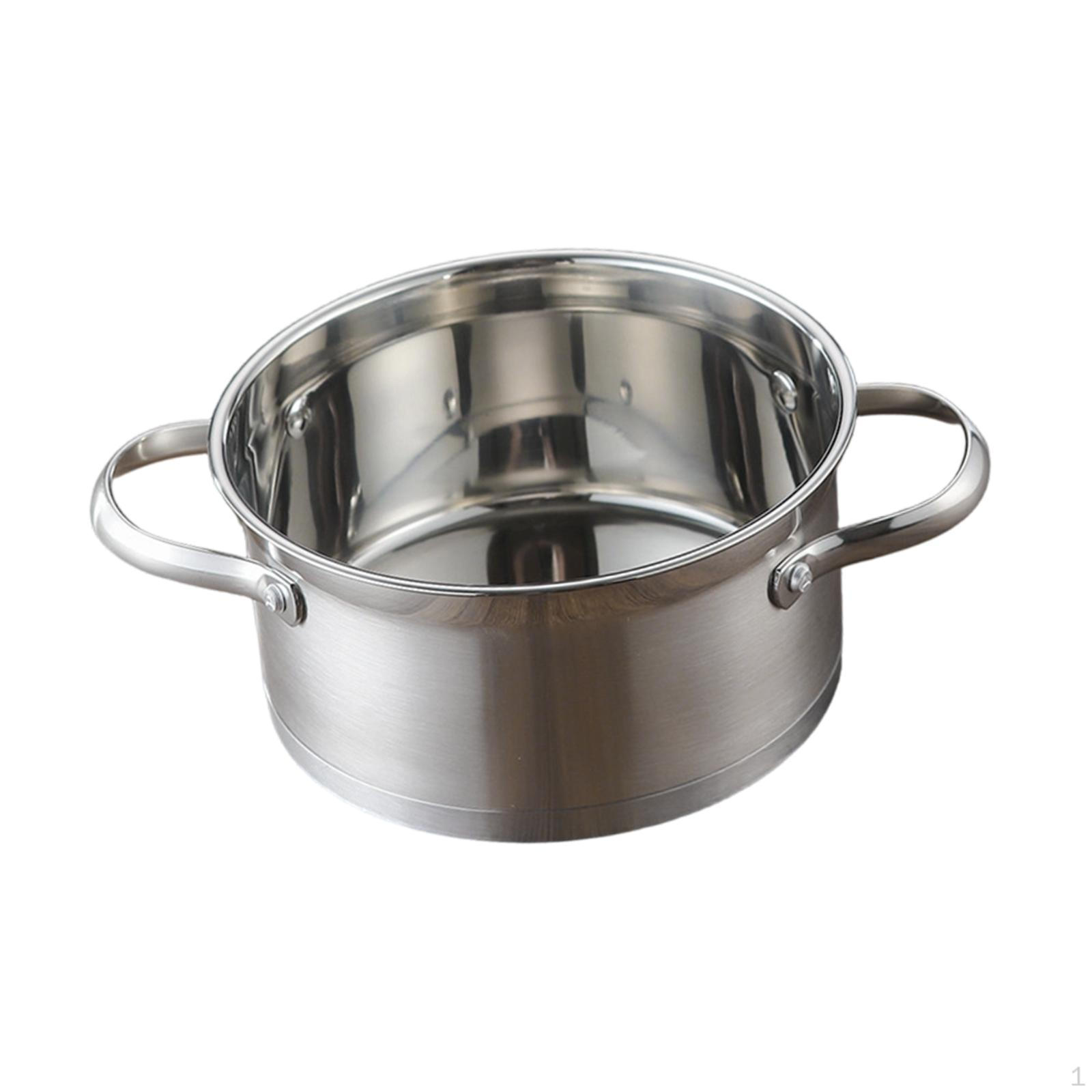 

Маленькая кастрюля из нержавеющей стали Шабу Посуда для коммерческого использования с ручками Кастрюля для серебряный