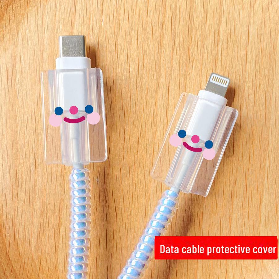 Capa Protetora para Carregador de 20W para Apple 14 Plus, Compatível com 13/12/11 Pro Max, com Organizador de Cabo de Dados