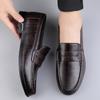 Genuine Leather Men Shoes Loafers Business Casual Leather Shoes Men Flat Shoes Comfortable Moccasins Men Footwear