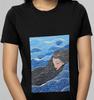 Mermaid T-Shirt: Ocean Waves Graphic, Unisex Cotton Tee
