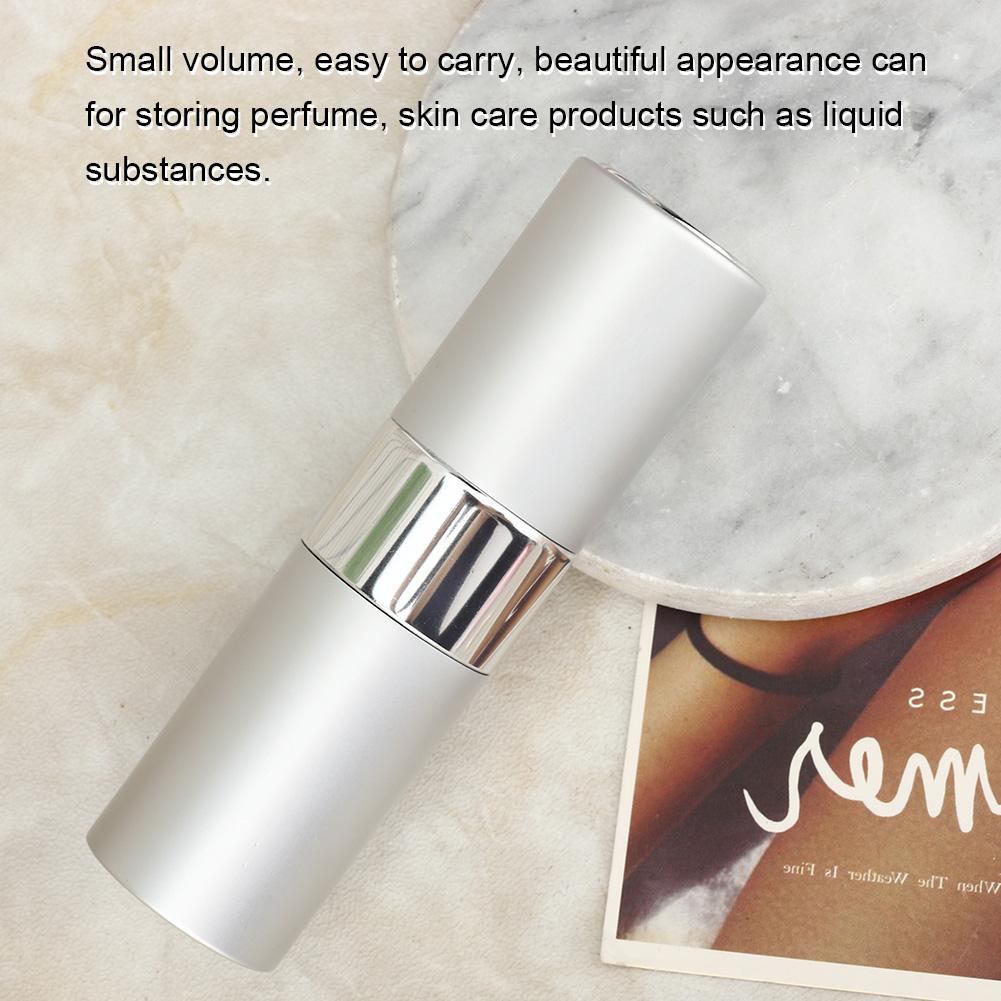 15ml Empty Refillable Perfume Atomizer Bottle Empty Spray Bottle for Outgoing Silver