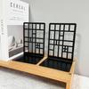 2Pcs Decorative Bookends for Shelves Heavy Duty Book Holder High Quality Book Divider  Office Home