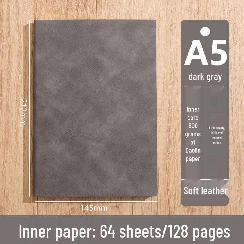Custom Logo A5 High-End Office Notebook with Premium Cover and Inner Pages