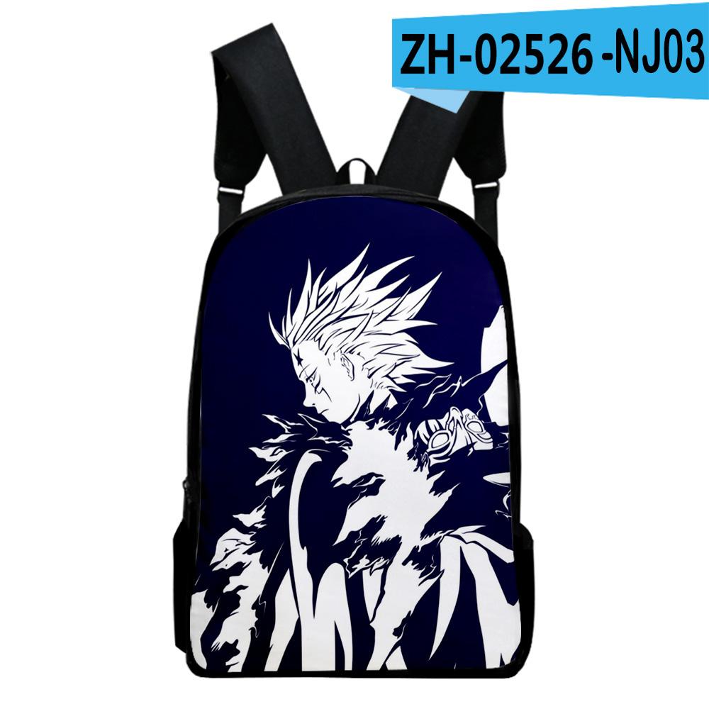 Popular Novelty Cool D.Gray-man Notebook Backpacks Pupil School Bags 3D Print Oxford Waterproof Boys/Girls Laptop Backpacks