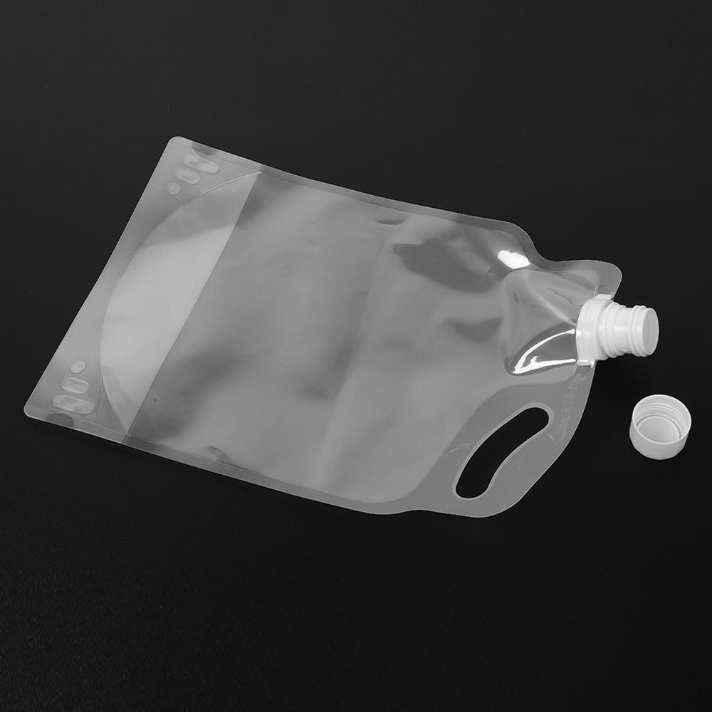 2L Sammenleggbar Vannpose Utendørs Camping Fottur Bærbar Sammenleggbar Vannlagring Løftepose Multifunksjonell Sammenleggbar Vannflaske