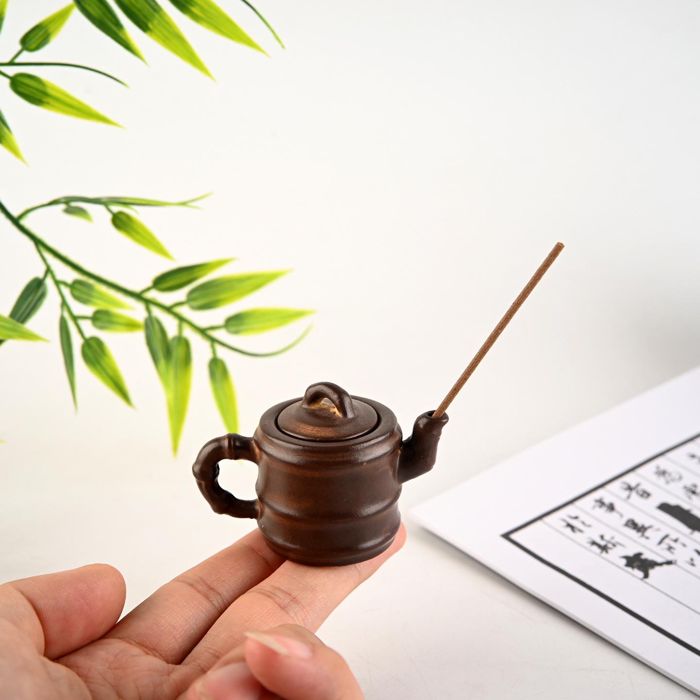 

Antique Chinese Sandalwood Incense Holder and Burner - Kodo Accessories for Indoor Use