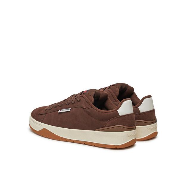 Мужские кроссовки Tommy Jeans Skater em0em01503 коричневые
