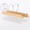 8 hook multifunctional solid wood hanger Perfect for hanging belts hats vests underwear silk scarves dormitory home goodies