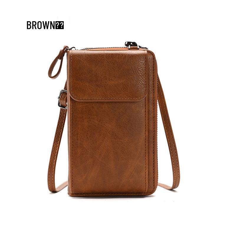 2024 Bestseller Retro Dámská Peněženka & Crossbody Taška na Mobil