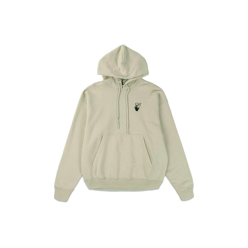 OFF WHITE FW21 Sweatshirt Men's Light Khaki OMBB085F21FLE0111710