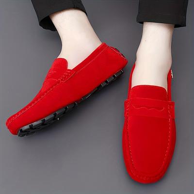 Vyriški Mokasinai Penny Loafer Batai, Vairavimo Batai, Patogūs Neslystantys Įslystami Dirbtinio Suede Batai, Vyriška Avalynė, Pavasaris Ir Vasara