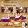 Titanic Wooden Building Block Toys LED Version Model Assembly Set For Home Desktop Decoration Gifts For Couples Women Kids 12+