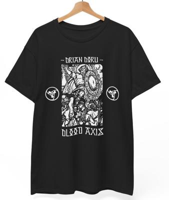 Camiseta Blood Axis Brian Boru, Banda de Música Rock Punk Metal, Camiseta Unisex