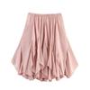 Za Western Style ZR Women Clothes New Elegant Slim Fit High Waist Irregular Laminated Decoration Skirts 2998328