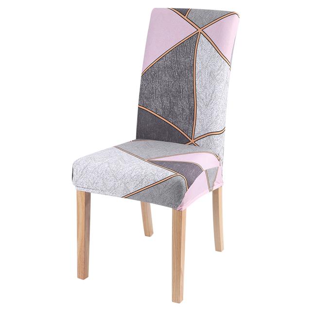 Elastic Dining Chair Cover Home Wedding Chair Cushion Removable Slipcovers Protector Anti -Dust Furniture Decor For Banquet Party