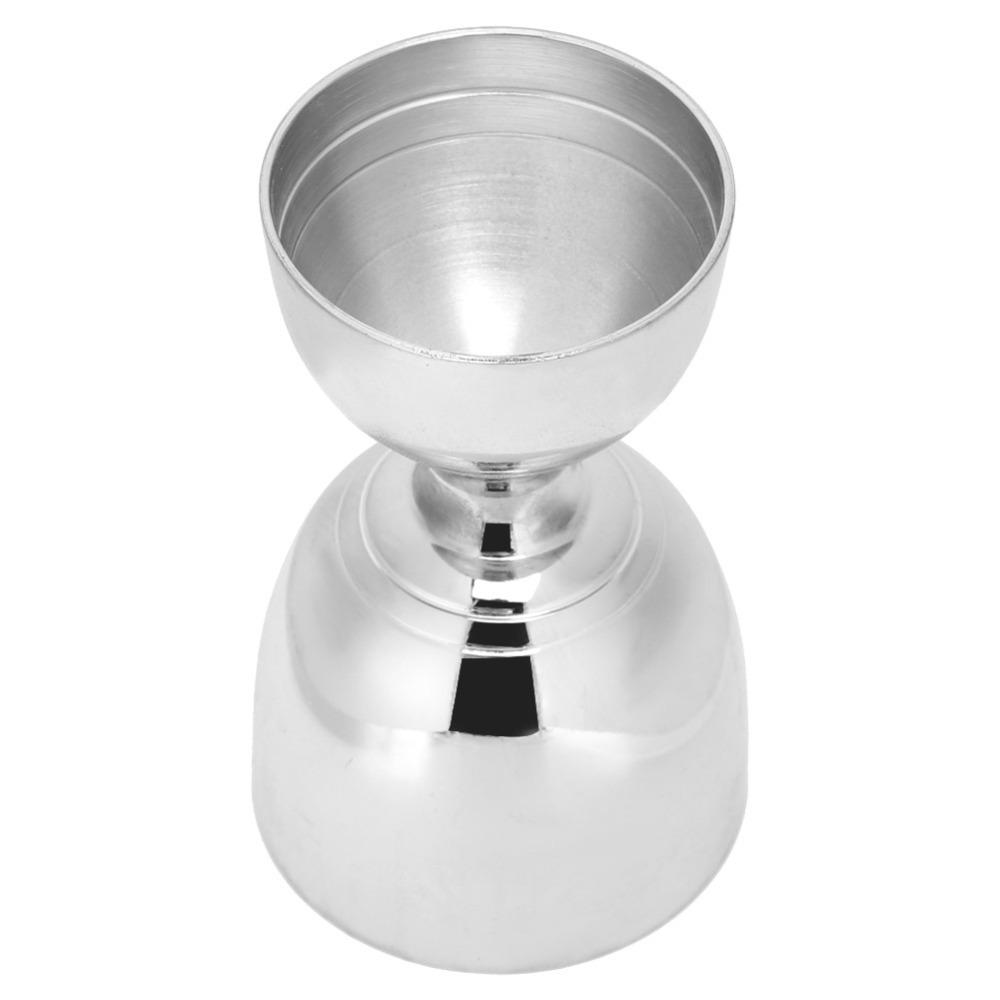 Tool Stainless Steel Double Head Cocktail Jigger Double-Sided Rustproof Bar Jigger Dishwasher Safe Cocktail Bell Jigger Home Bar серебряный