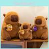 Basketball Plush Capybara Toy Cartoon Stuffed Animal Doll Room Decoration Gifts