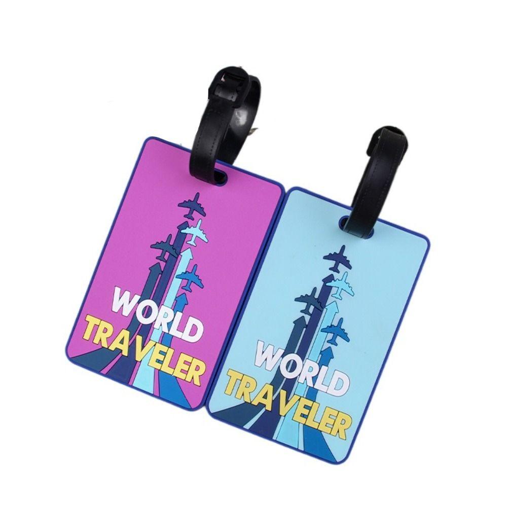 

Silicon Suitcase Tags Portable ID Address Holder 2024 Travel Accessories Travel Holder