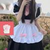 2026 New Black and White Maid Clothing Women's Clothing Daily Loli Maid Cute Dress Large Size