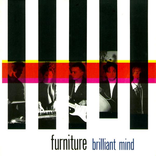 

7inch Record FURNITURE - Brilliant Mind BUY251 Stiff Records 1986 UK Rock Used