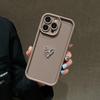 Glitter 3D Love Heart Silicone Soft Phone Case For iPhone 16 15 14 13 12 11 Pro Max XS XR 7 8 Plus Shockproof Candy Matte Cover