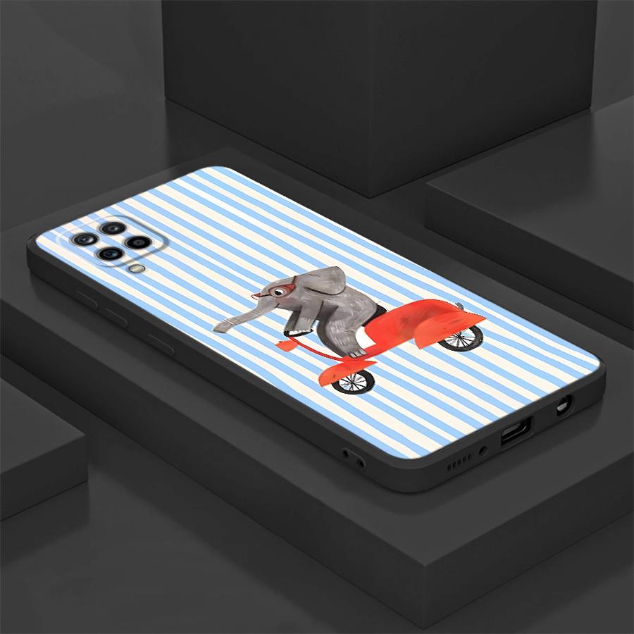 

Case for Samsung Galaxy A12 A50 A16 A40 A70 A05 A13 A20 A17 A15 A06 A04 Funda Phone Cover Creative Cartoon Animals Galaxy A04