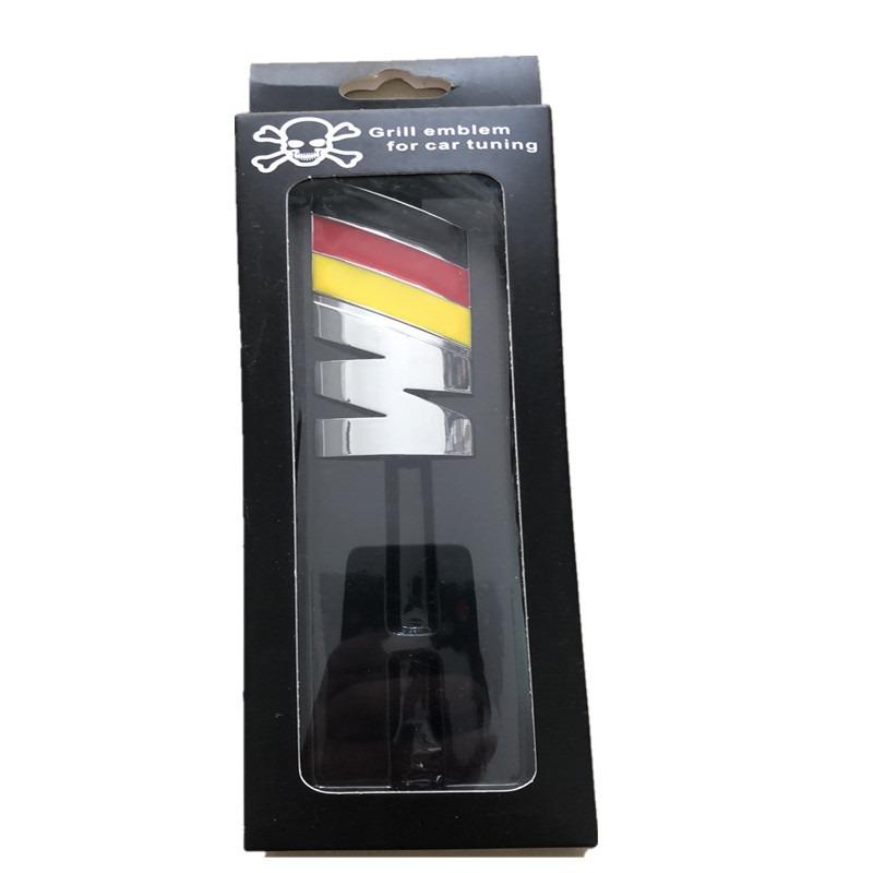 1Pc Metal BMW Grille M Badge Clip Foot Fixed Modification Logo Decorative Sticker For BMW M1 M2 M3 M4 M5 M6 M7 M8 Accessories CG0