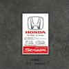 Car Static Cling sticker Decal Decoration Sticker for Mugen Power Honda Civic Accord CRV Hrv Jazz Odyssey Car styling accessory FL3 cwrt0