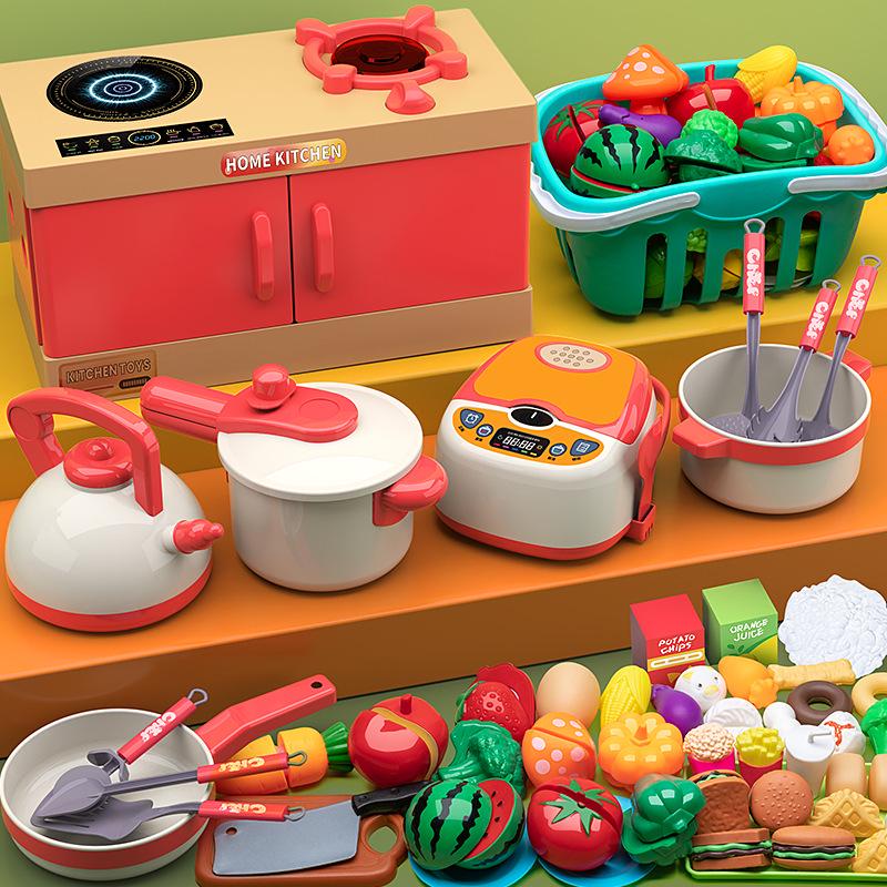 Dollhouse BBQ Kitchen Playset for Toddler Class: Kitchenware Toys for Kids