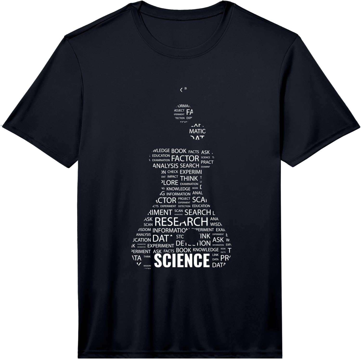 Science Research Knowledge Test Tube Chemistry Funny Performance Unisex T-Shirt S