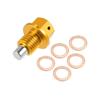 X AUTOHAUX Oil Drain Plug Magnetic Aluminum Sump Drain Nut