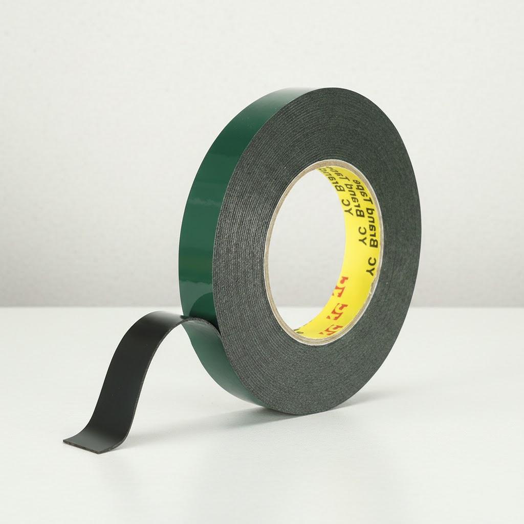 

PE Foam Double Sided Tape Black Shock Absorbing Sponge Adhesive Roll for Office School Supplies Packaging Crafts