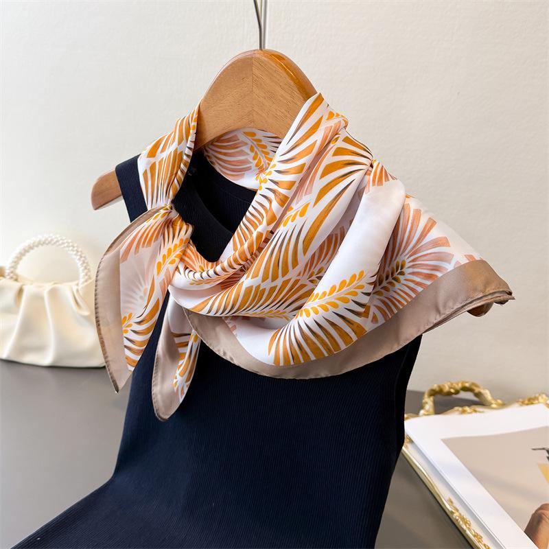 Retro Styles New Spring Summer Women Scarf Silk Satin Scarves Shawl Headband Hijab Bandana Wrap Bufanda Gift