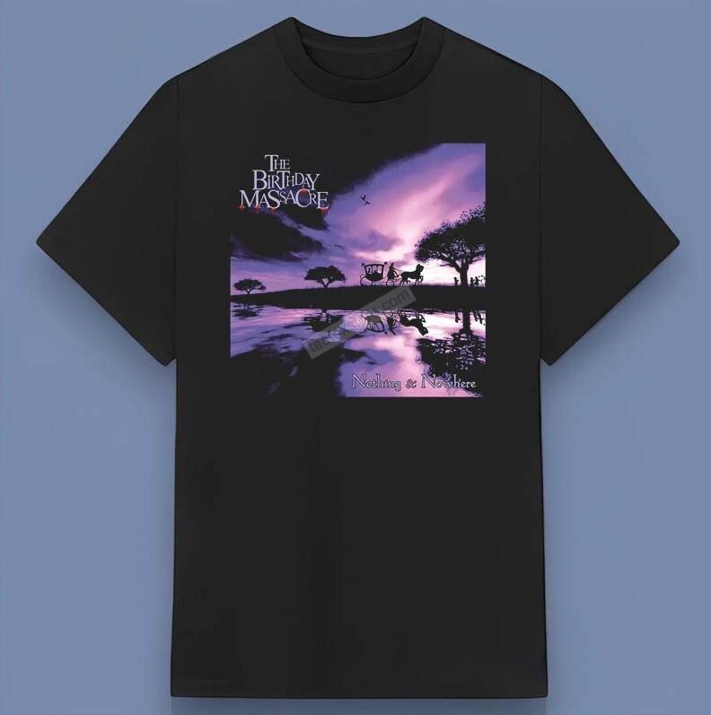 Retro DesignThe Birthday Massacre Band Nothing and Nowhere T-Shirt For Fans XL