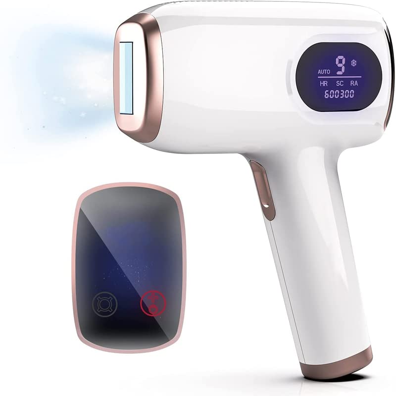 IPL Light Hair Removal Device for Home Cooling Sapphire Cooling Painless Hair Beard Full Body 9 Function Hair Ion Skin Rejuvenation Use, Sensation,