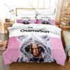 OsamaSon Fan Merch Duvet Cover + 2 Pillowcases, Stylish Art Print Bedding for Rap Music Lovers Collection