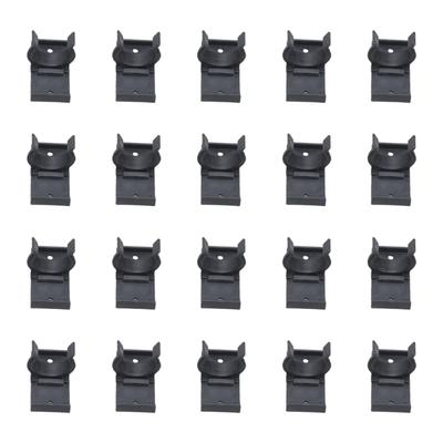20Pcs Cabinet Kick Buckle Plinth Clamps Plastic Furniture Foot Clip Kitchen Skirting Clip Adjustable Cabinet Kick Buckle