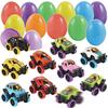 Ostereier Spielzeug - Bedruckte Plastik-Öffnungseier mit DIY-Hasen Gashapon Geschenken