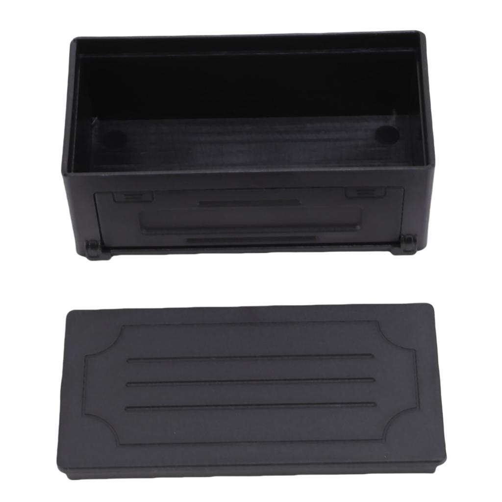 Dekoracyjne pudełko na model samochodu Symulowana skrzynka narzędziowa Walizka do przechowywania bagażu dla RC Pojazdu terenowego i inżynieryjnego Czarny