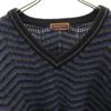 YVES SAINT LAURENT tricots 90s Wool Old Long sleeve V neck knit Women Used