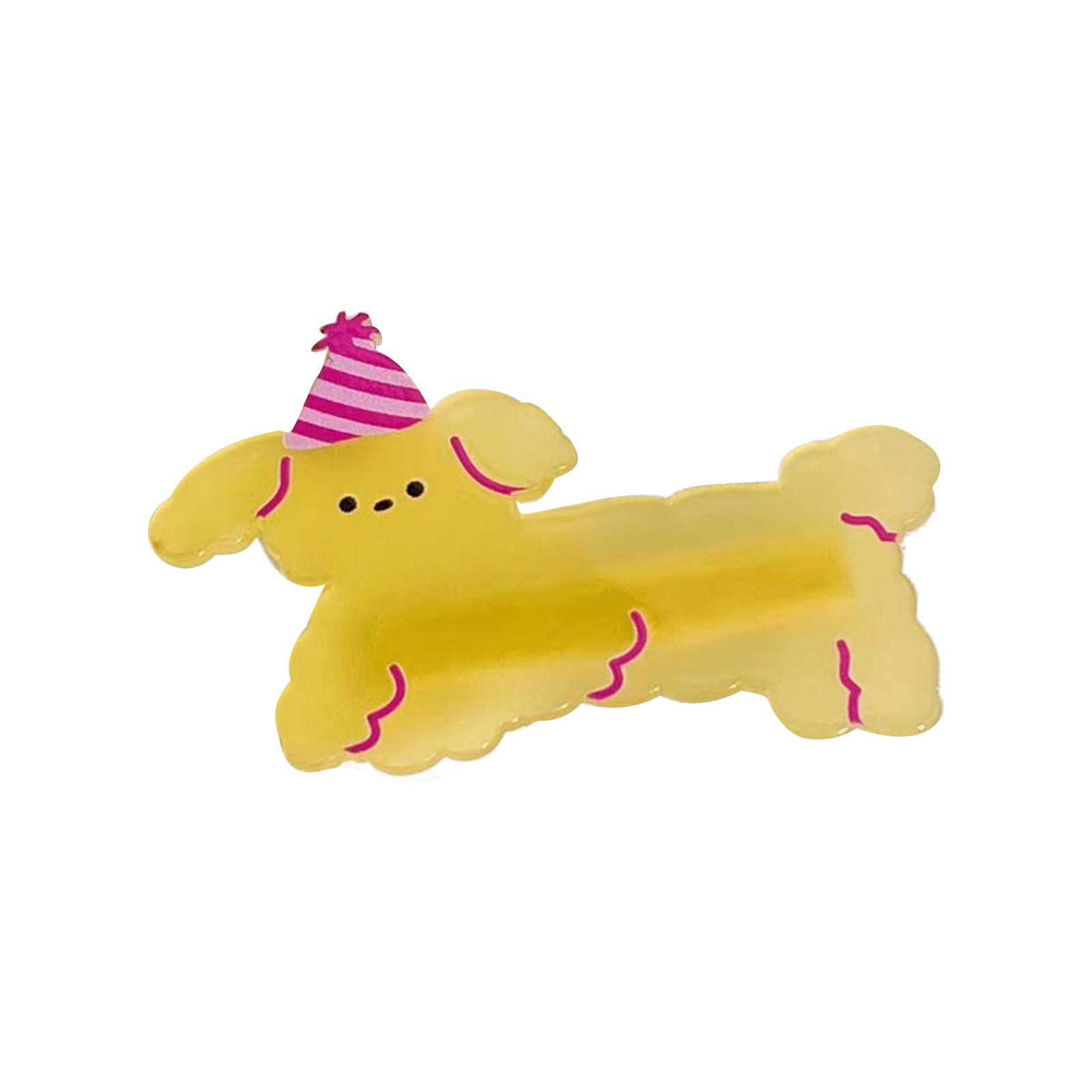 

Заколки для щенячьих волос Заколки для собачьих волос Милые милые заколки Аксессуары для волос для косплея и вечеринок для женщин и девушек жёлтый