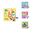 Baby 3D Großes Stoffbuch Englisches Alphabet Zahl Erleuchtung Reißt Nicht Schlecht Soundpapier Spielzeug